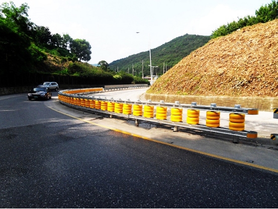 Barrière sûre EVA Material Safety Roller Barrier 0 de circulation routière