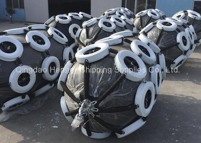 amortisseur de amarrage à quai 3 d'amortisseur de bateau anti-collision marin en caoutchouc gonflable de type Yokohama de boule