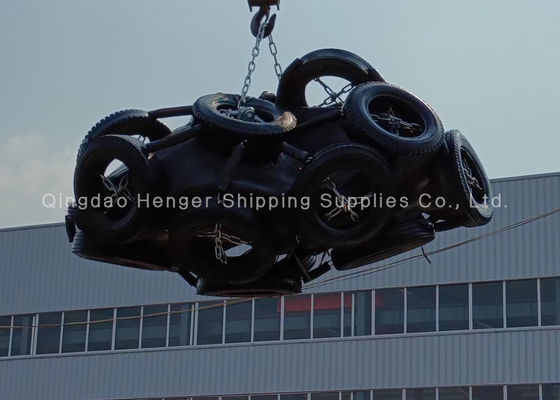 Qualité ISO 17357 Compliant Natural Rubber Pneumatic Rubber Fender with 50Kpa/80kpa Working Pressure for Marine Protection usine