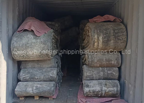 Qualité Airbags marins gonflables de certificat de BV 1.5X24M pour le lancement de bateau usine