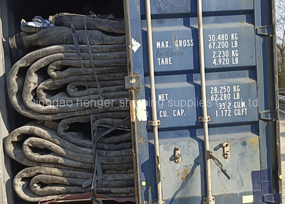 Qualité Airbags marins gonflables de certificat de BV 1.5X24M pour le lancement de bateau usine