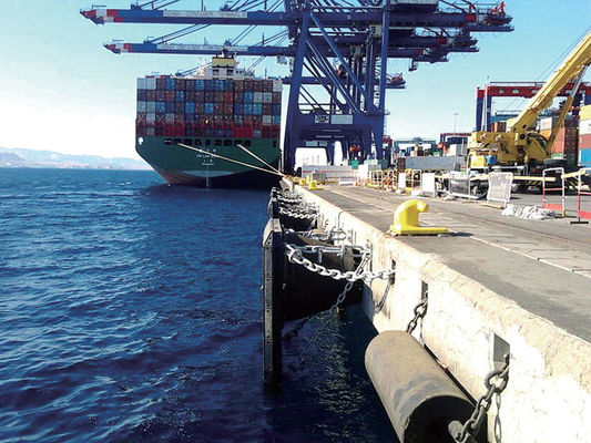 Qualité Type Marine Ship Rubber Fender Pad, amortisseur en caoutchouc de cône de bateau de cône usine