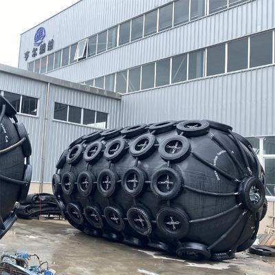 Qualité Défense pneumatique en caoutchouc BV CCS ISO17357 avec pression interne de 50 kPa et 80 kPa pour la protection flottante marine usine