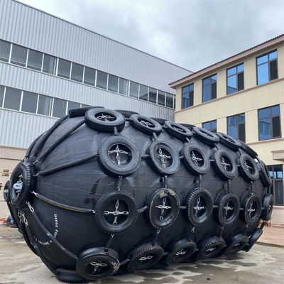 Qualité Défense Pneumatique en Caoutchouc 50/80kPa Noir Avec Bandes Jaunes Pour la Sécurité Maritime usine