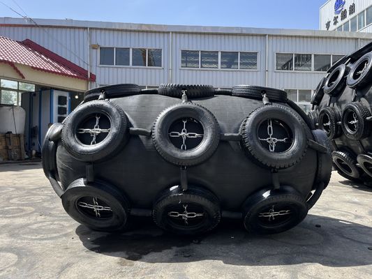 Qualité 2 ans de garantie personnalisé haut rendement caoutchouc Marine Pneumatique Fender usine