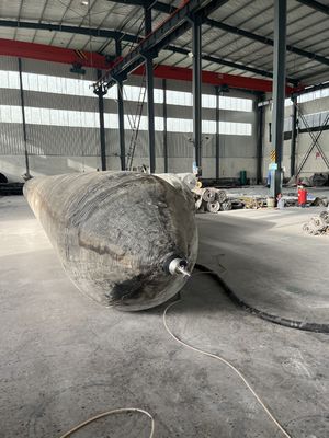 Qualité ISO 14409:2011 Airbag de lancement de navire certifié avec une durée de vie de 6 à 10 ans et une plage de diamètre de 0,8 m à 3,0 m pour les applications maritimes usine