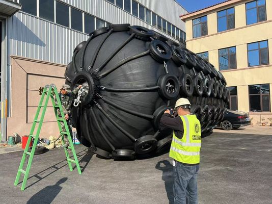 Qualité Fendeur naval noir lourd pour les installations sous pression Construction en caoutchouc usine