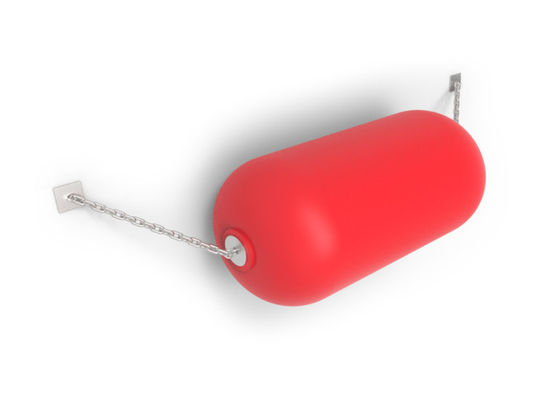 Qualité Amortisseur solide de dock flottant de couleur rouge avec du polyuréthane rempli de mousse usine
