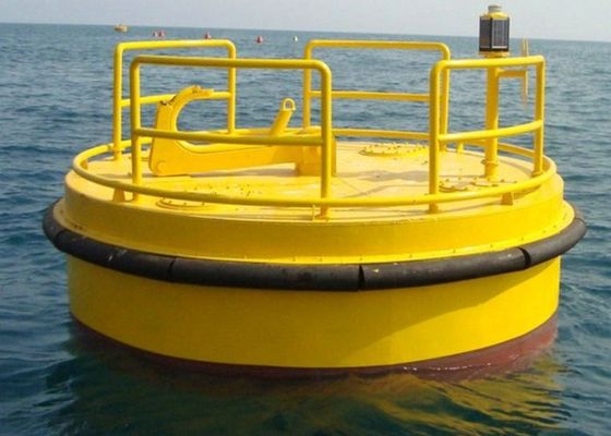 Qualité Bouée d'amarrage en acier cylindrique marine remplie de mousse avec la dureté élevée usine