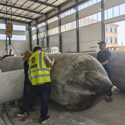Qualité Port d'embarquement de bateaux de levage pneumatique gonflable de bateaux de lancement airbag en caoutchouc usine
