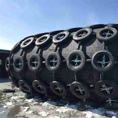 Qualité ISO17357 Pneumatique de caoutchouc à dériveurs de 2,0x3,5 m de qualité marine usine