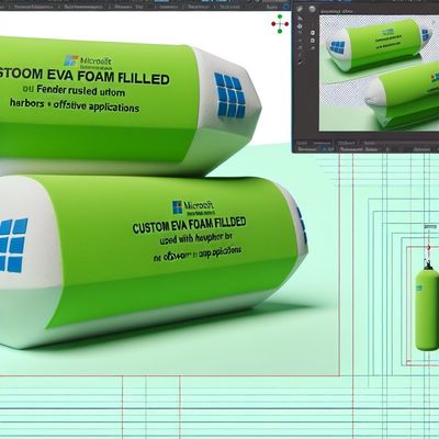 Qualité Défense en mousse EVA personnalisée pour utilisation portuaire et offshore usine