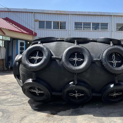 Qualité CCS/BV/LR/DNV Certified High-Quality Black Pneumatic Rubber Fender for STS/STD Applications usine