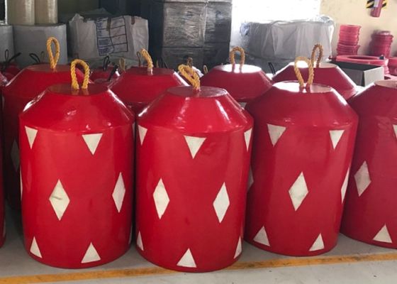 Qualité Accouplement de l'amortisseur plat anti-collision de revêtement de polyuréthane d'amortisseurs de bateau de mousse avec des cordes usine