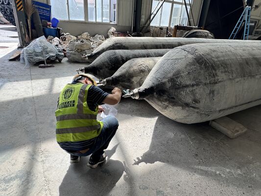 Qualité Anti Corrosion Marine Rubber Airbag for Long Term Saltwater Service with 0.8-3 M Diameter usine