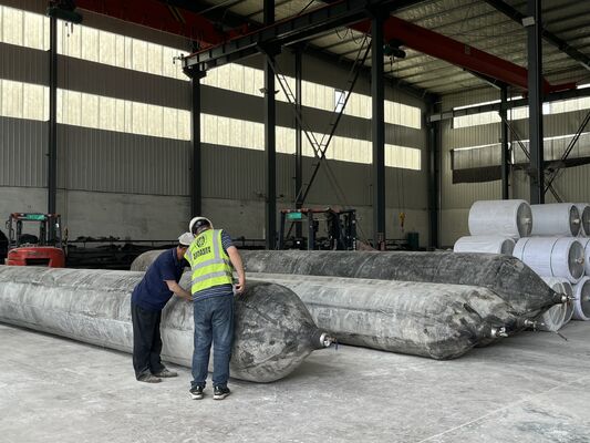 Qualité Anti Corrosion Marine Rubber Airbag for Long Term Saltwater Service with 0.8-3 M Diameter usine