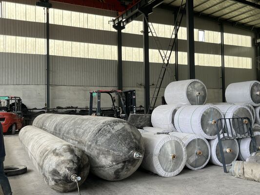 Qualité Marine Rubber Airbag with High Grip Surface Pattern for Stable Shipyard Positioning in 0.8-3 M Diameter and 4-25 M Length usine