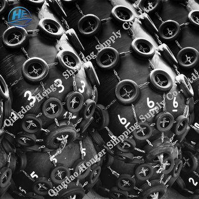 Qualité Le caoutchouc naturel Marine Fender Durable pneumatique 0.05MPa et 0.08MPa pour Pier And Vessels usine