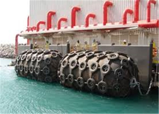 Qualité Amortisseur en caoutchouc pneumatique à chaînes du pneu 80Kpa de 1700X3000MM usine