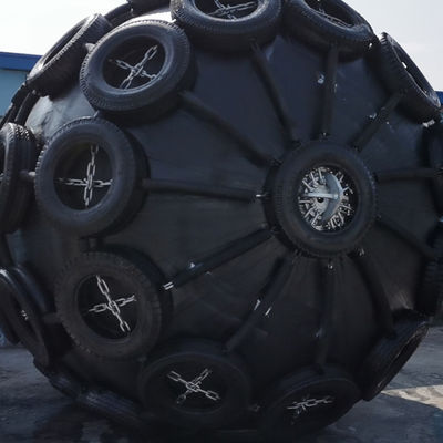 Qualité Customized Pneumatic Rubber Fender with ISO17357 Standard and 50kpa & 80kpa Pressure for Marine Applications usine