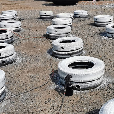 Qualité Fender pneumatique en caoutchouc personnalisé avec des tailles disponibles de 0,3-4,8 M et une pression de 50 kPa et 80 kPa pour les applications de fender de navire usine