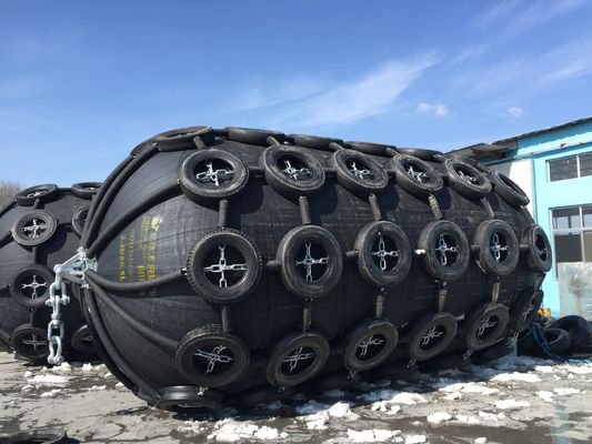 Qualité amortisseur en caoutchouc de dock de 50kpa 80kpa Yokohama flottant l'amortisseur à nervures pneumatique usine