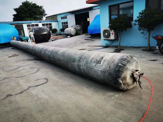 Qualité 8 couches de D15 L12m embarquent Marine Airbags Marine Rubber Airbag de lancement usine