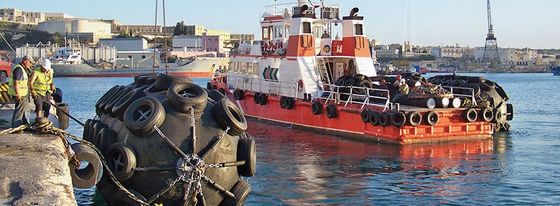 Qualité La BV a délivré un certificat Marine Rubber Fender Yokohama Ship pneumatique pour embarquer l'amortisseur de bateau de pêche usine