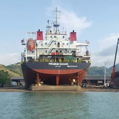 Qualité 8 couches embarquent la certification en caoutchouc de lancement de l'airbag CCS LRS de bateau d'airbag usine