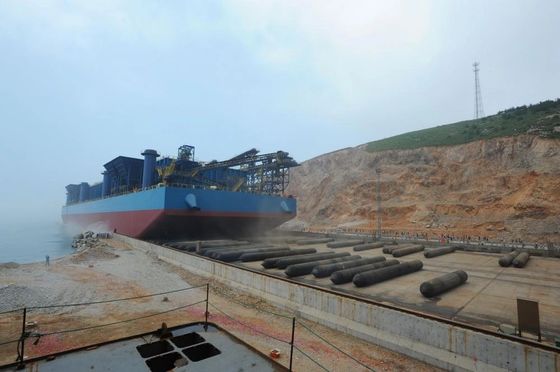 Qualité 8 couches embarquent la certification en caoutchouc de lancement de l'airbag CCS LRS de bateau d'airbag usine