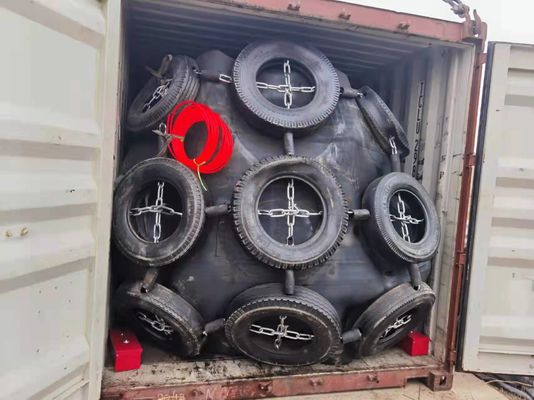 Qualité Type d'ISO17357 Yokohama amortisseur en caoutchouc pneumatique avec le filet de pneu usine