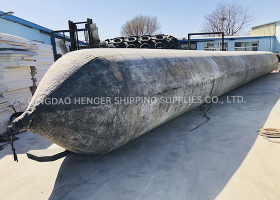 Qualité Marine Rubber Airbag with Wear Indicator Layer for 0.8-3 M Diameter and 4-25 M Length Ship Launching usine