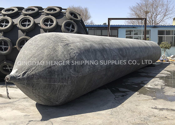 Qualité Marine Rubber Airbag with Wear Indicator Layer for 0.8-3 M Diameter and 4-25 M Length Ship Launching usine